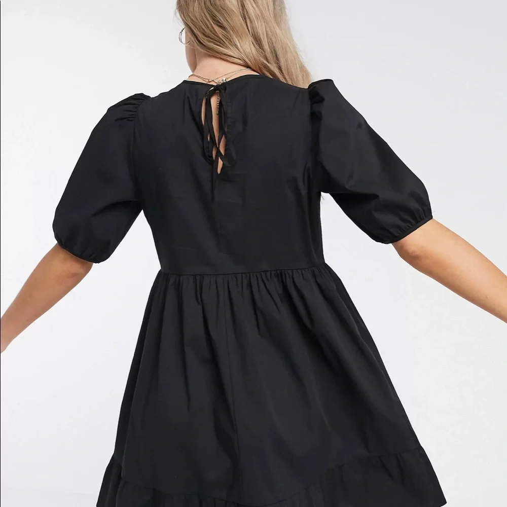 Mini Poplin Smock Dress - Picture 3 of 5